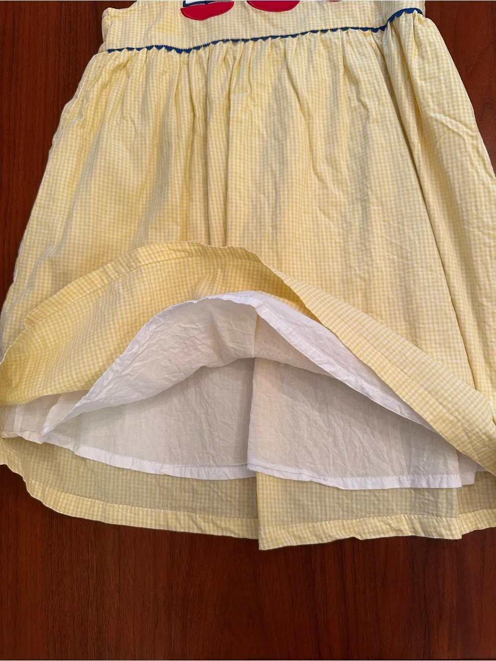 Classic Whimsy Newport Sailboat Yellow Gingham Aubree Dress size 6